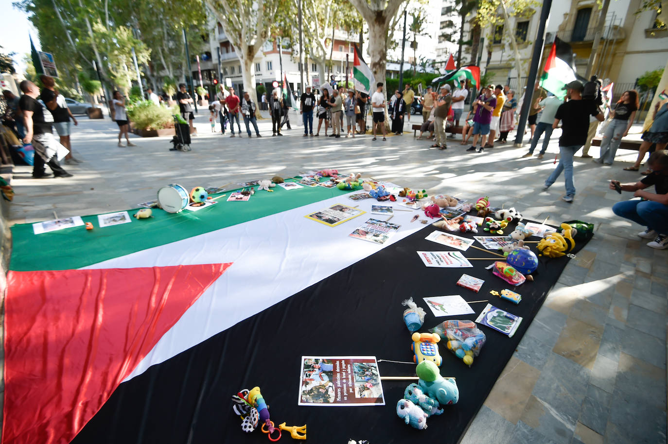 Protesta en Murcia contra la guerra de Israel en Gaza