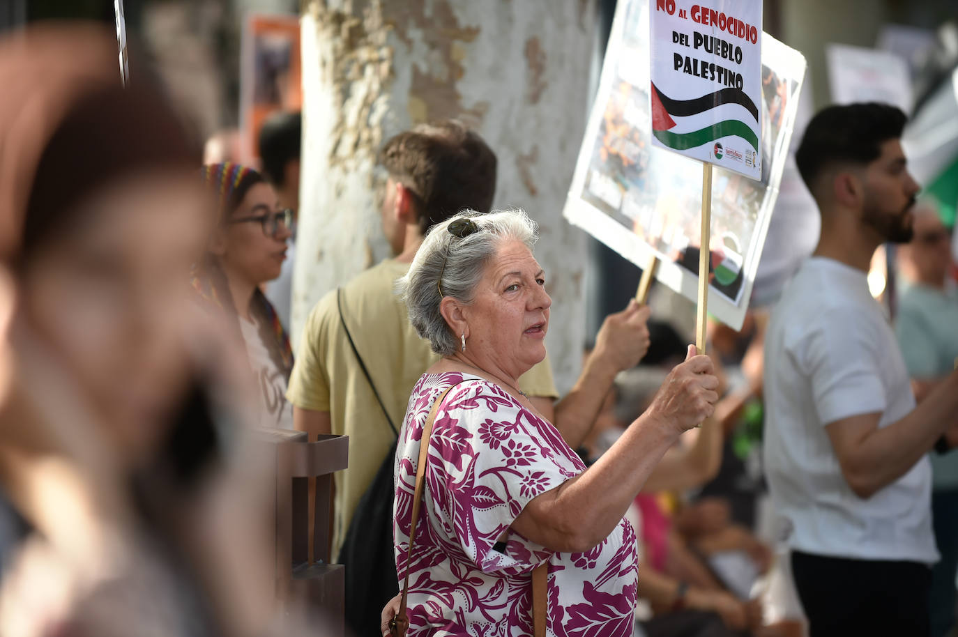 Protesta en Murcia contra la guerra de Israel en Gaza