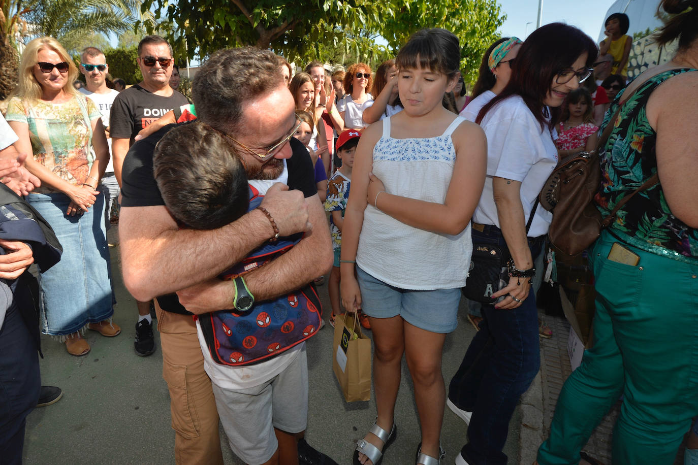 Encuentro de niños saharauis para el programa de acogida, en Espinardo