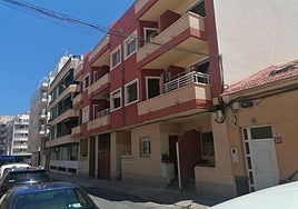 Edificio en el que se produjo el incendio el pasado domingo.