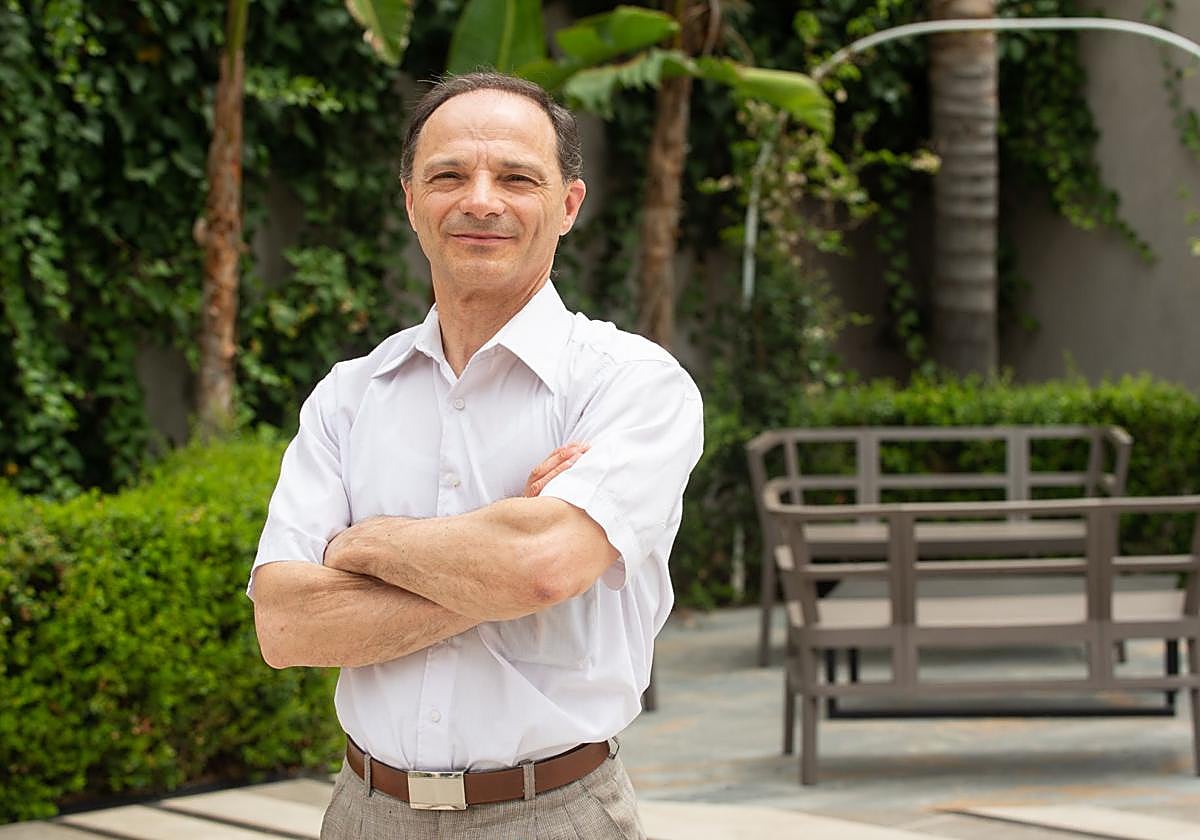 Mauro Poinelli, técnico de la Unión Europea, en Murcia.