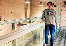 Bartolomé Morote Sánchez en el laboratorio.