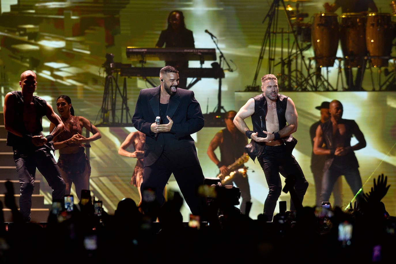 El concierto de Ricky Martin en la Plaza de Toros de Murcia, en imágenes