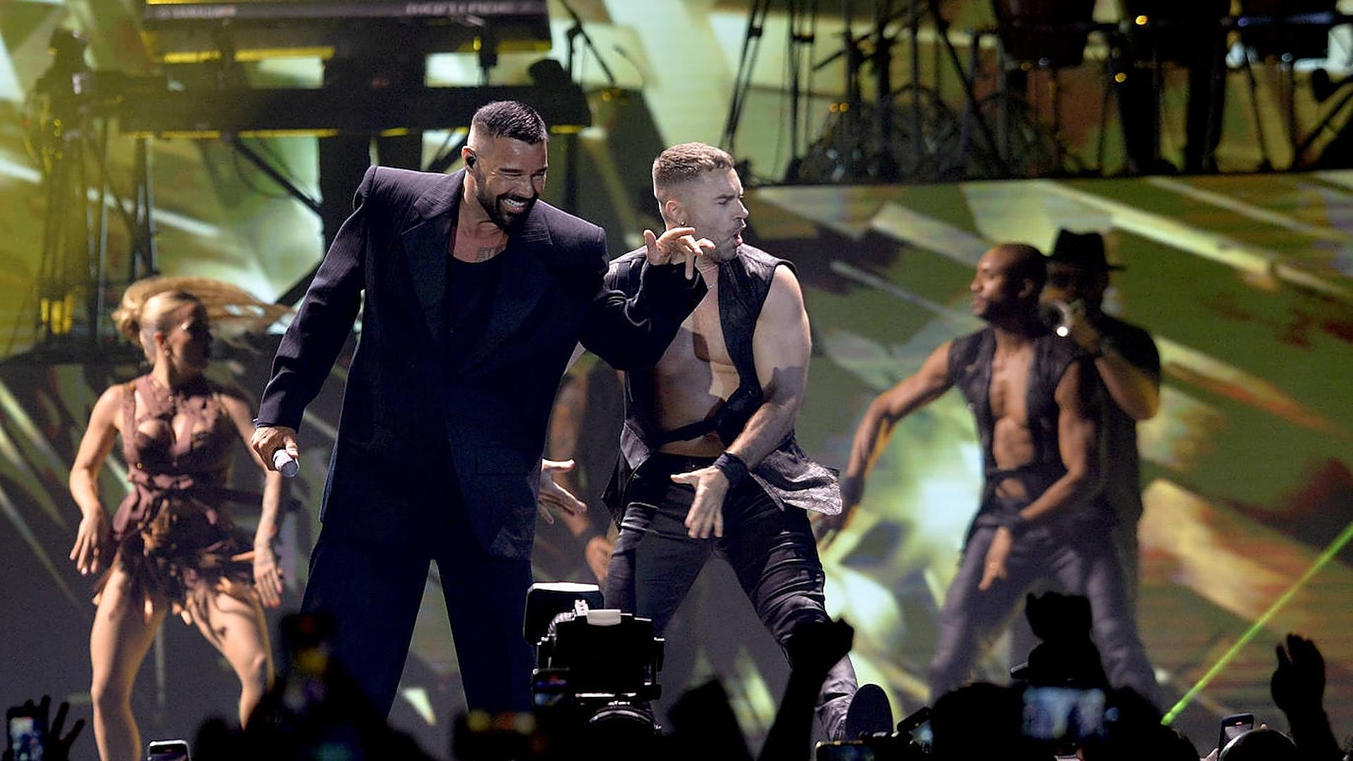 El concierto de Ricky Martin en la Plaza de Toros de Murcia, en ...