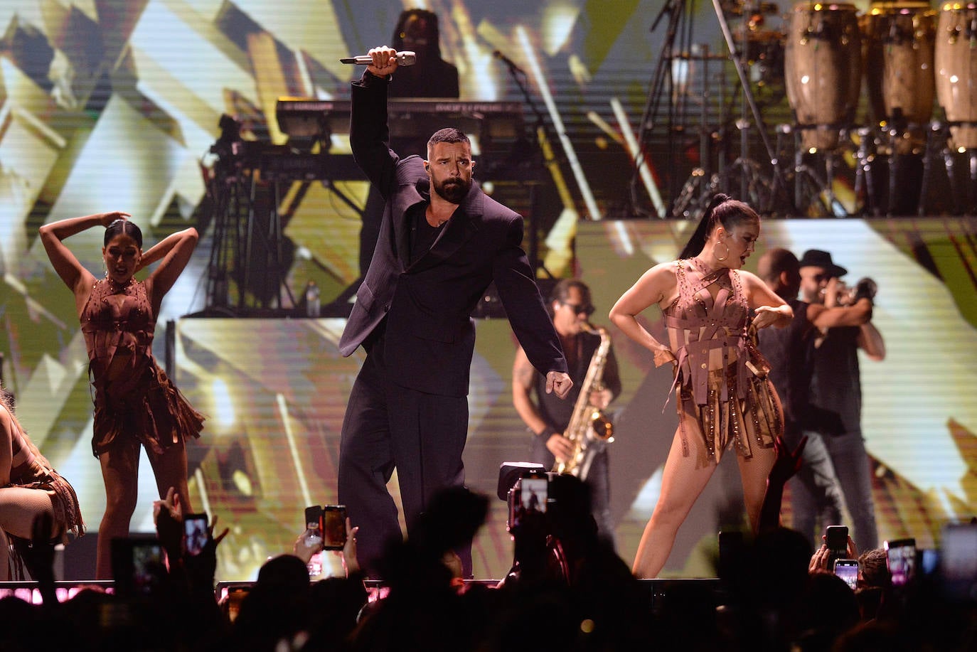 El concierto de Ricky Martin en la Plaza de Toros de Murcia, en imágenes