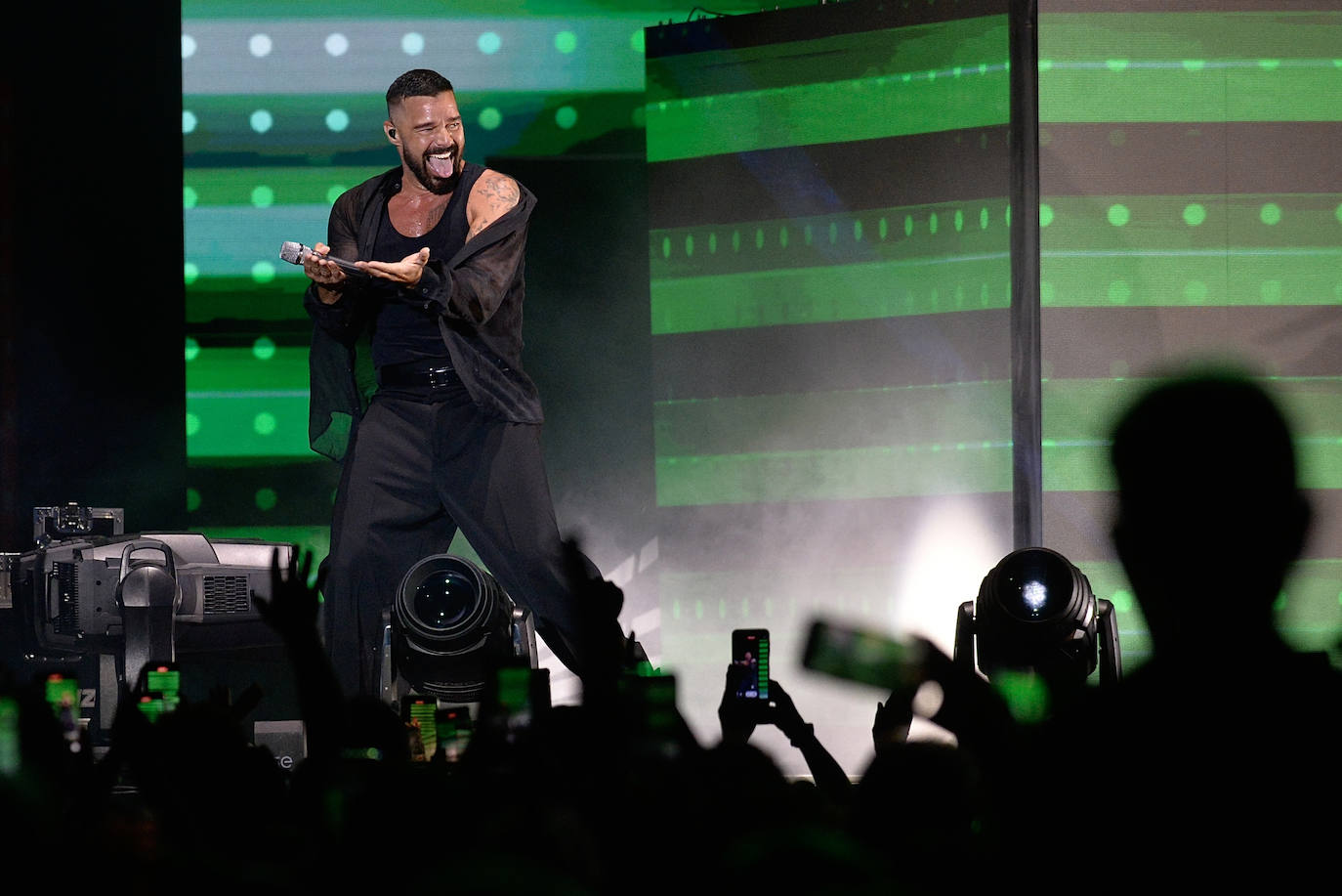 El concierto de Ricky Martin en la Plaza de Toros de Murcia, en imágenes