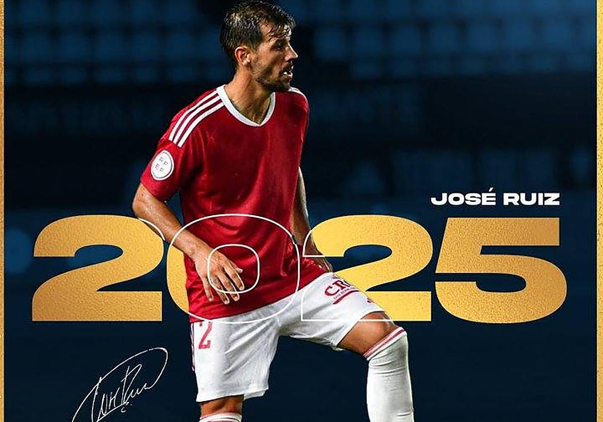 José Ruiz, anuncio del fichaje por UCAM CF.