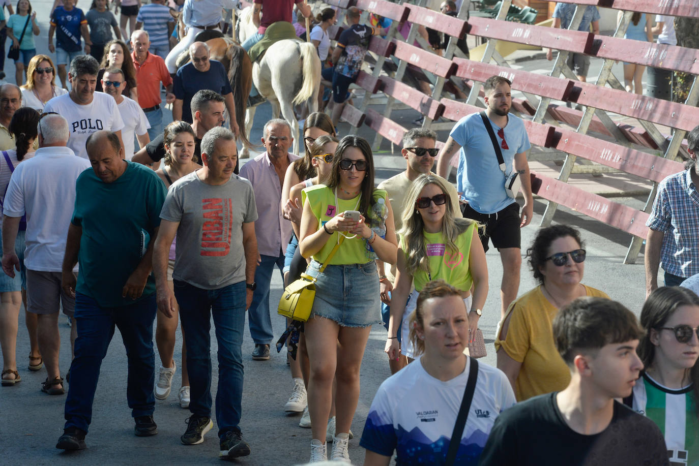 El primer encierro de Moratalla, en imágenes