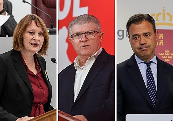 María Marín, José Vélez, Marcos Ortuño.