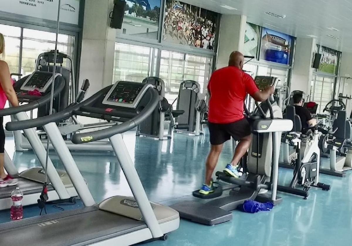 Instalaciones del gimnasio municipal, en una imagen de archivo.