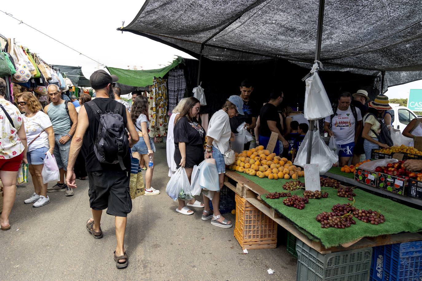 Las imágenes del mercado de Cabo de Palos
