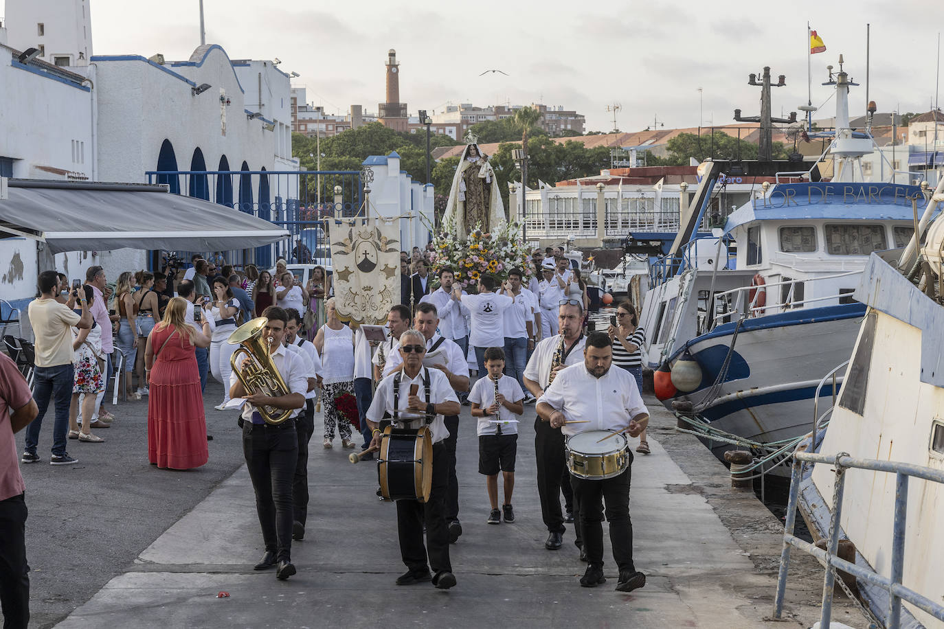 Procesión marítima de la Virgen del Carmen en Cartagena