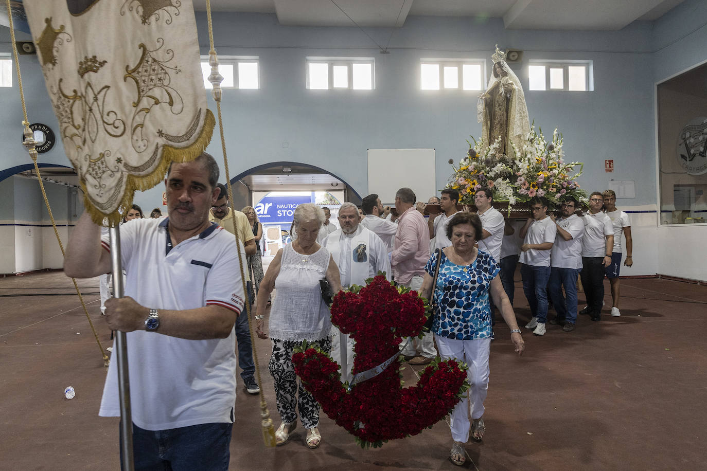 Procesión marítima de la Virgen del Carmen en Cartagena