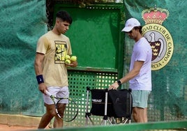 Alcaraz se prepara en El Palmar para las Olimpiadas