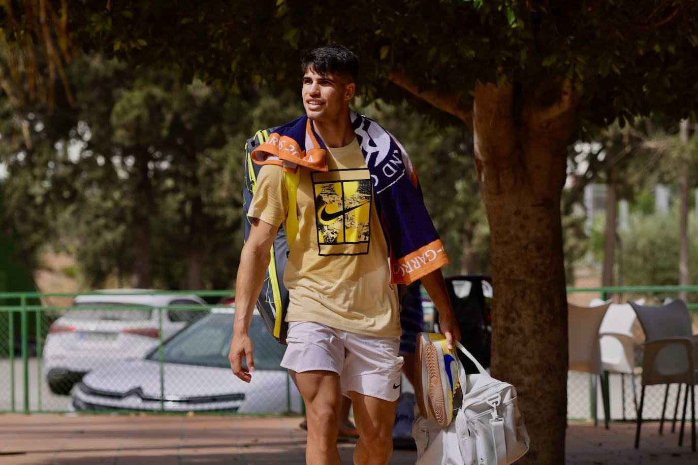 Alcaraz se prepara en El Palmar para las Olimpiadas