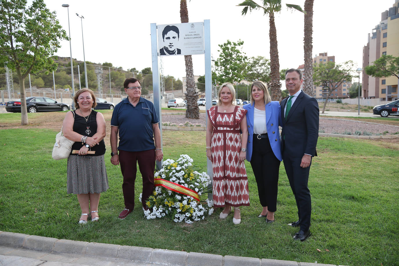 Una plaza recuerda a Miguel Ángel Blanco en Cartagena