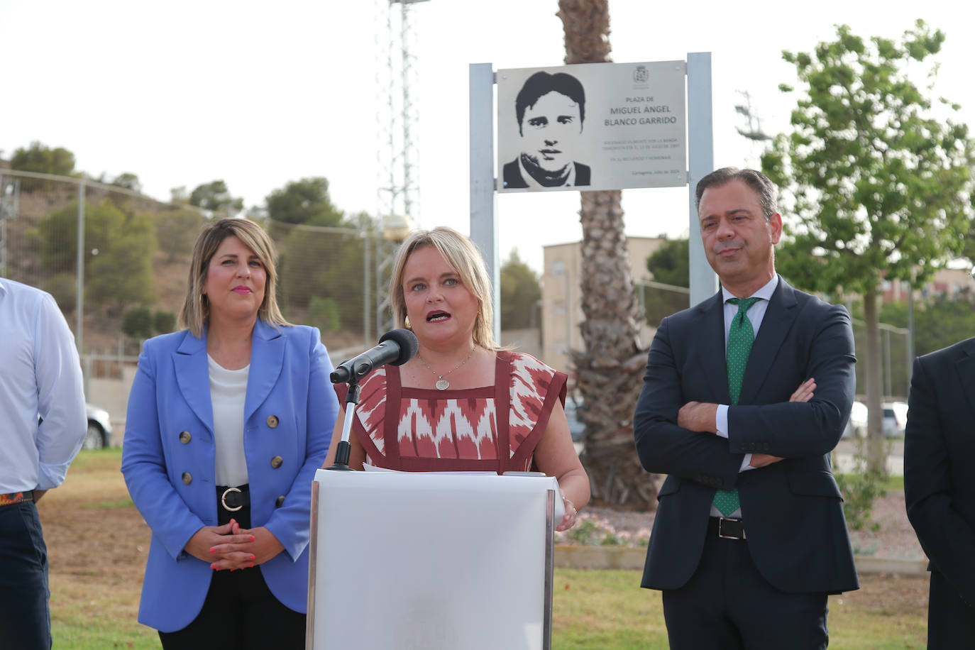 Una plaza recuerda a Miguel Ángel Blanco en Cartagena