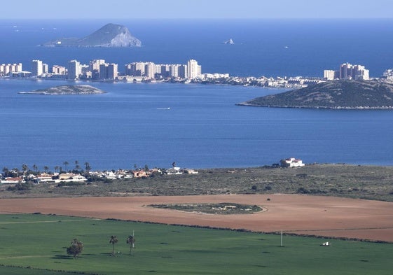 Panorámica de las áreas de renaturalización en Mar Menor que contempla el proyecto.