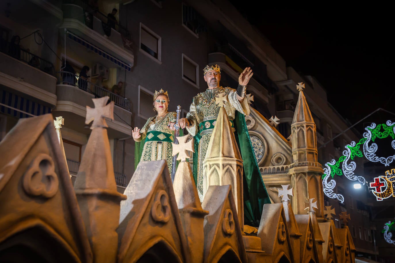 Las imágenes de la entrada cristiana en Orihuela