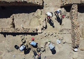 Labores de excavación en Las Paleras.