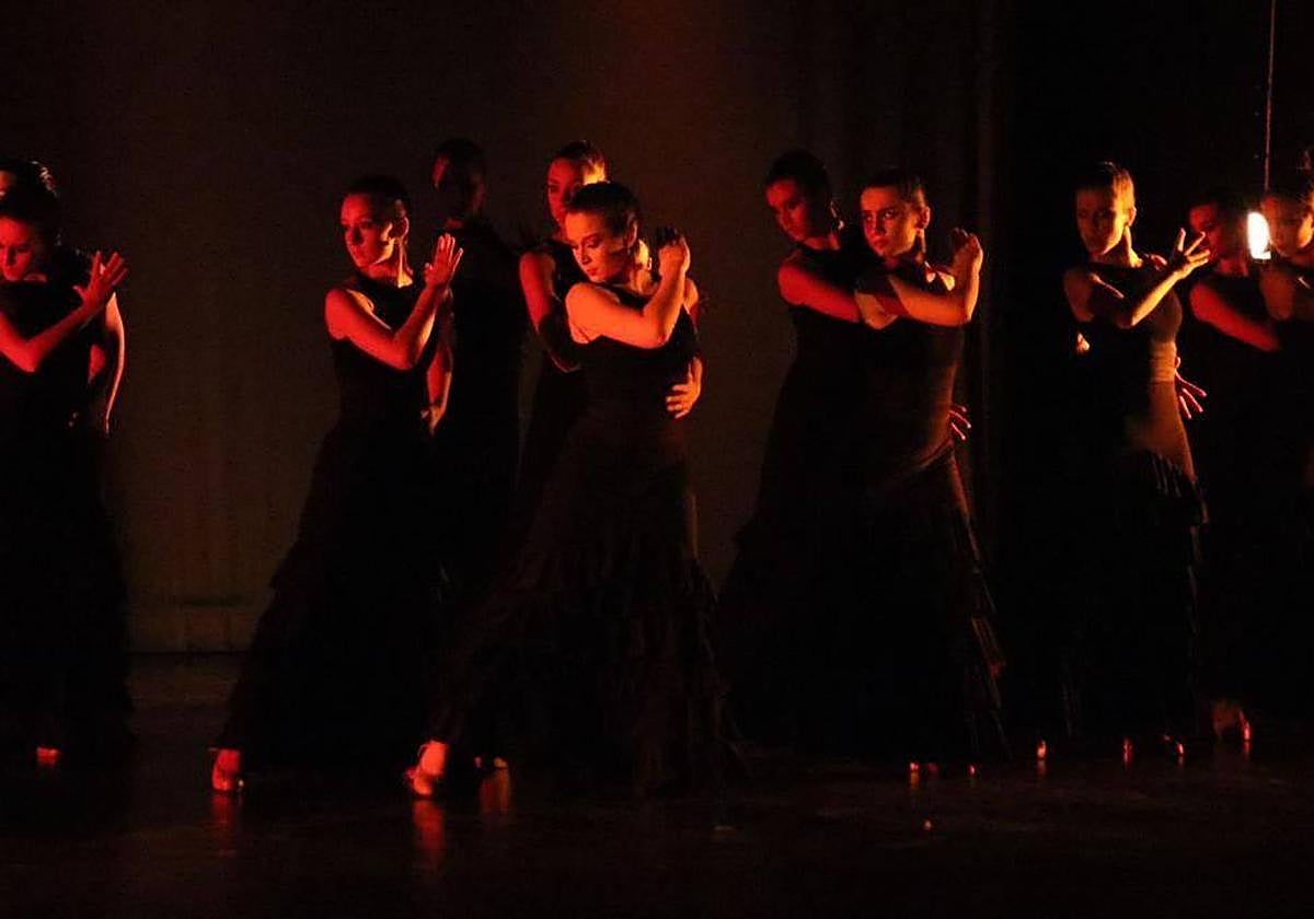Alumnas de la Escuela Municipal de Danza de Torre Pacheco en una imagen de archivo,