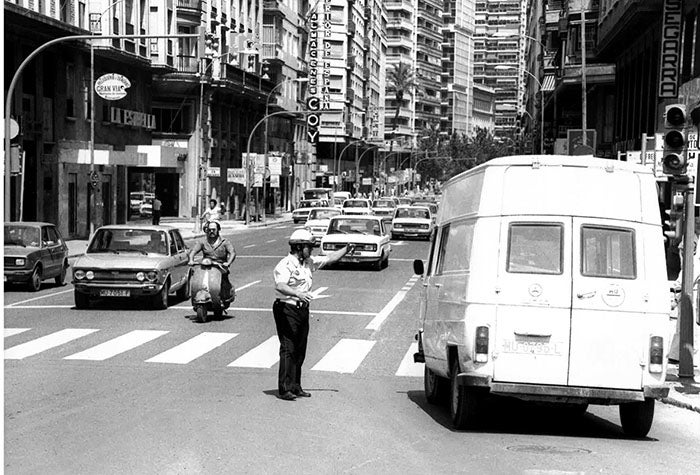 Imagen antes - Gran Vía de Murcia.