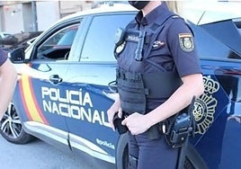 Un agente de la Policía Nacional, en una imagen de archivo.