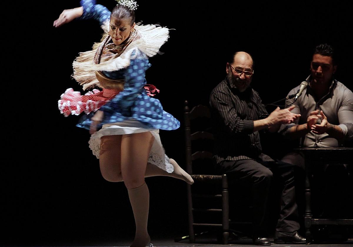 Pastora Galván en el Festival Flamenco de Jerez.