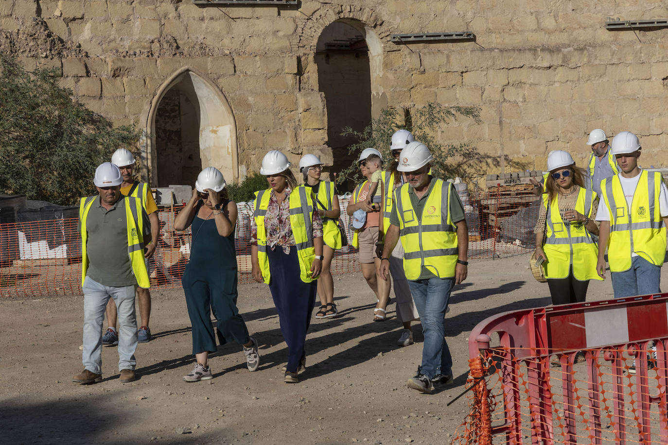 Primera visita al Anfiteatro Romano de Cartagena dentro del programa gratuito &#039;Abierto por obras&#039;