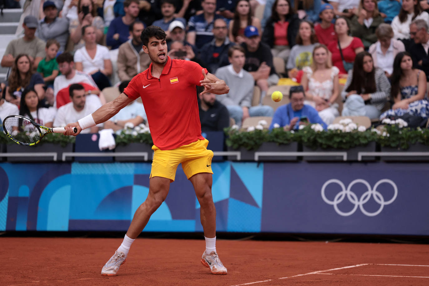 El debut de Alcaraz en los Juegos Olímpicos de París 2024, en imágenes