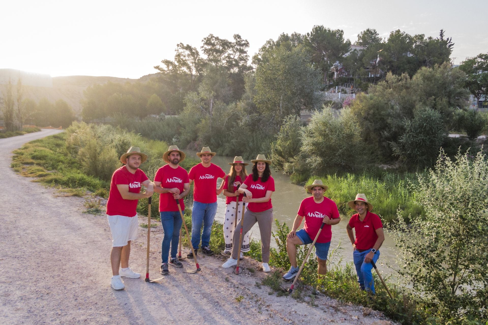 Recuperación de árboles y arbustos de ribera a lo largo del río Segura, en imágenes