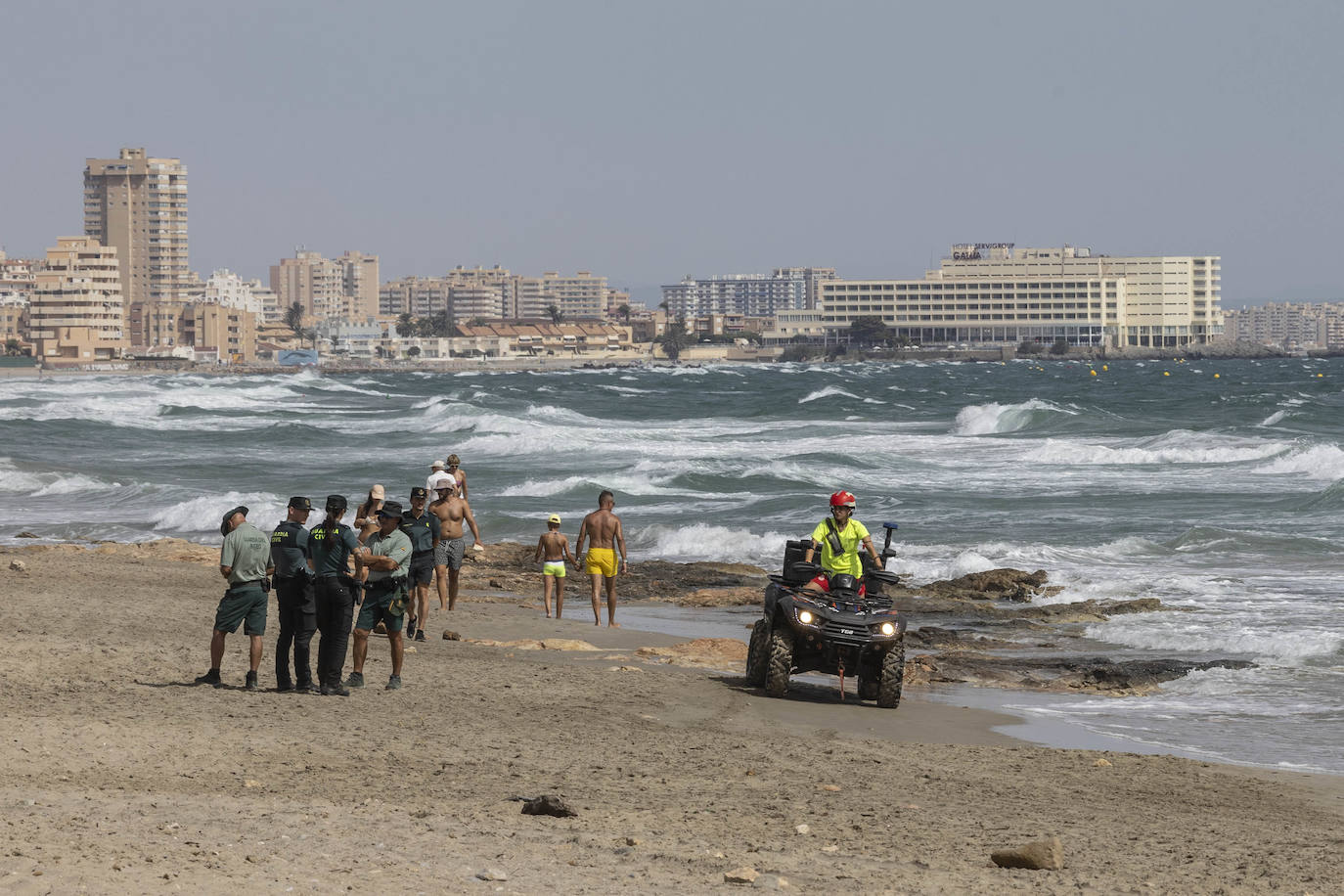 Dispositivo de búsqueda del menor desaparecido en Cabo de Palos