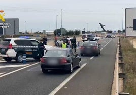 Uno de los controles desplegados por la unidad de Seguridad Ciudadana este verano.