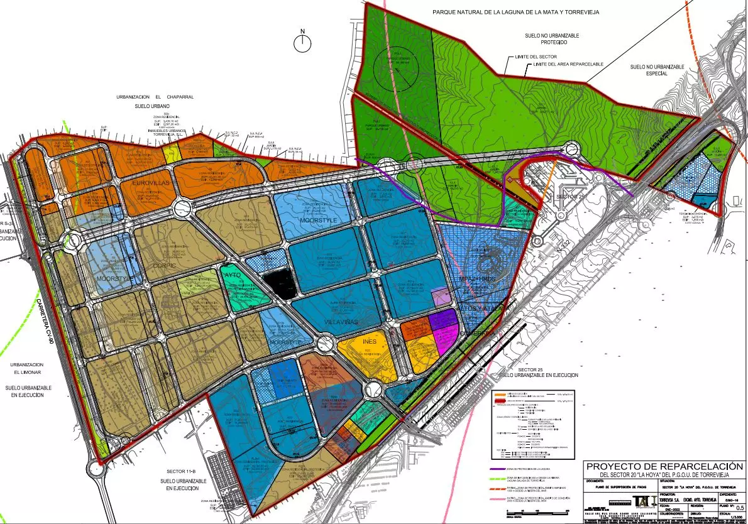 Mapa del sector 20 - La Hoya