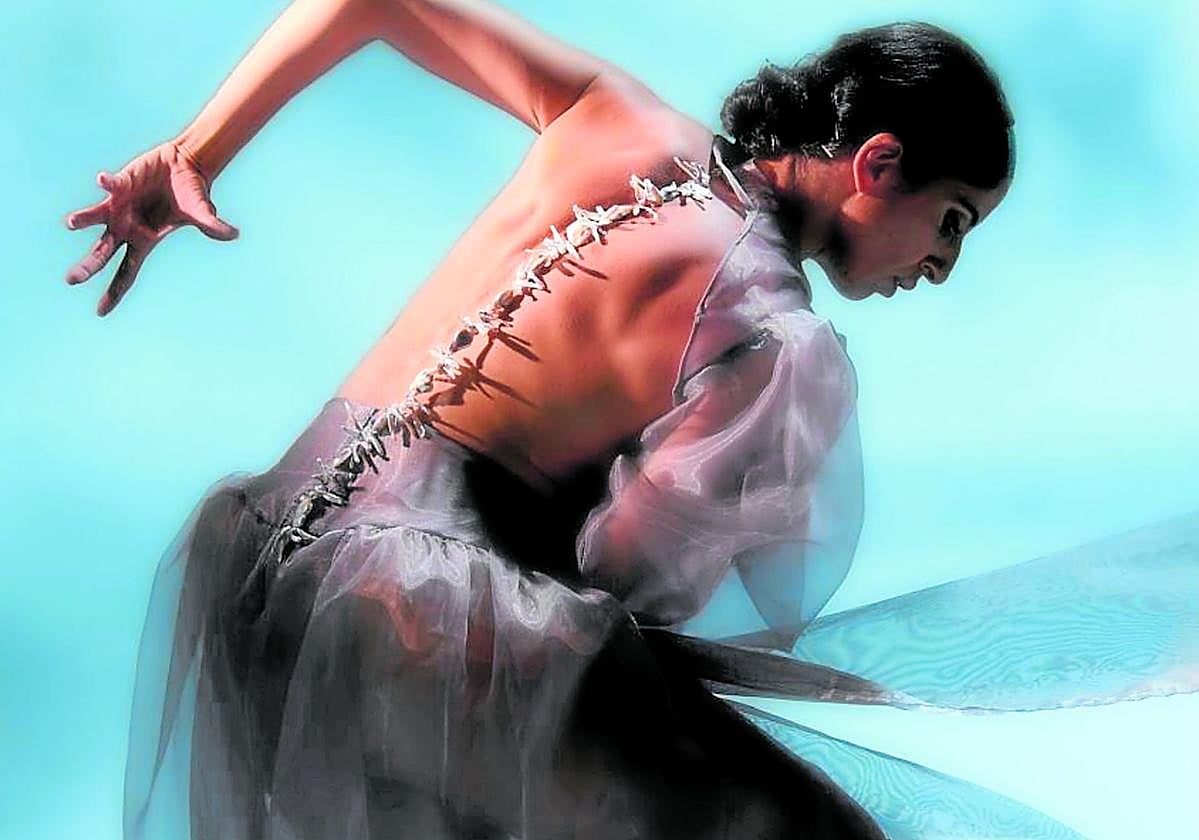 En escena. Lucía Campillo, en una imagen promocional de su espectáculo 'Un lucero'.