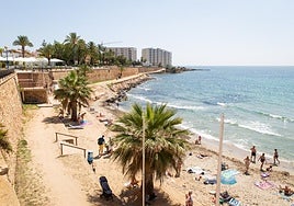 Playa de Punta Prima, en Orihuela Costa, en una foto de archivo.