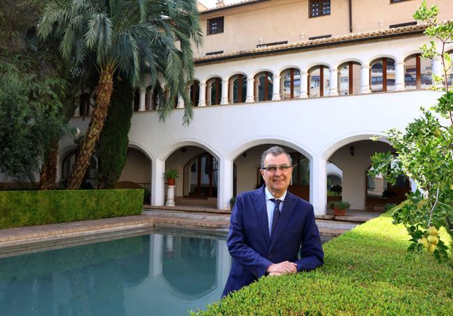 José Ballesta, en el Monasterio de Santa Clara la Real de Murcia.