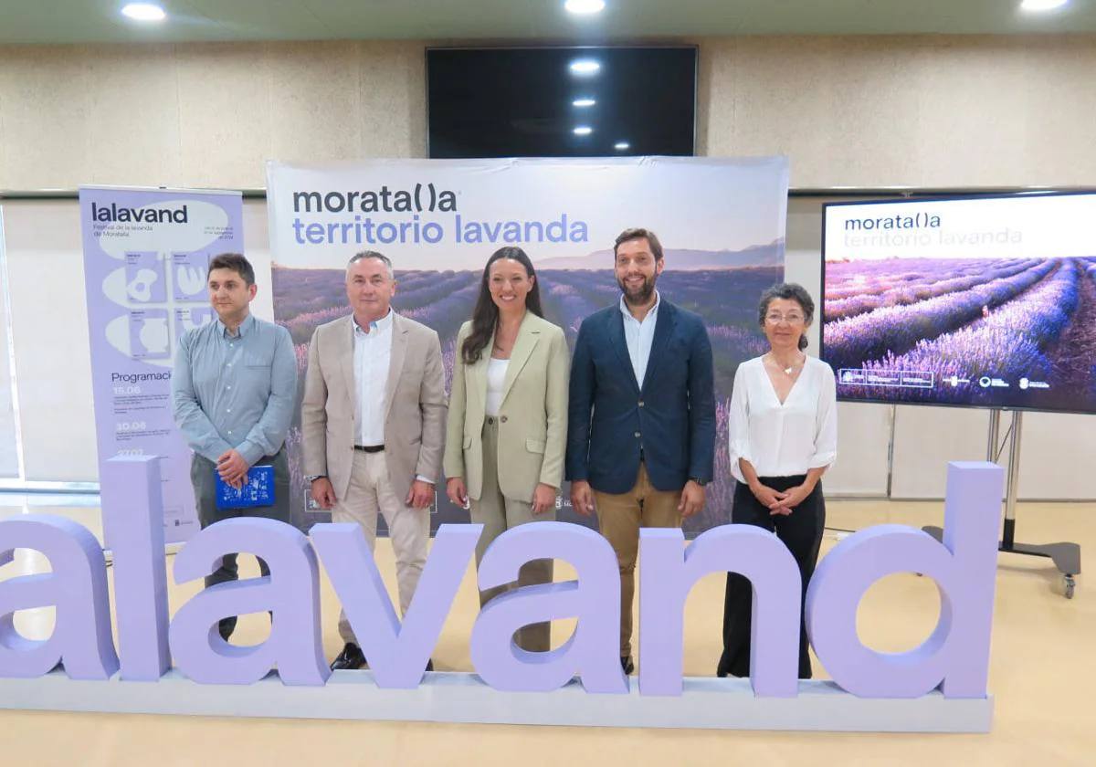 Un momento del acto de presentación de 'Lalavand'.