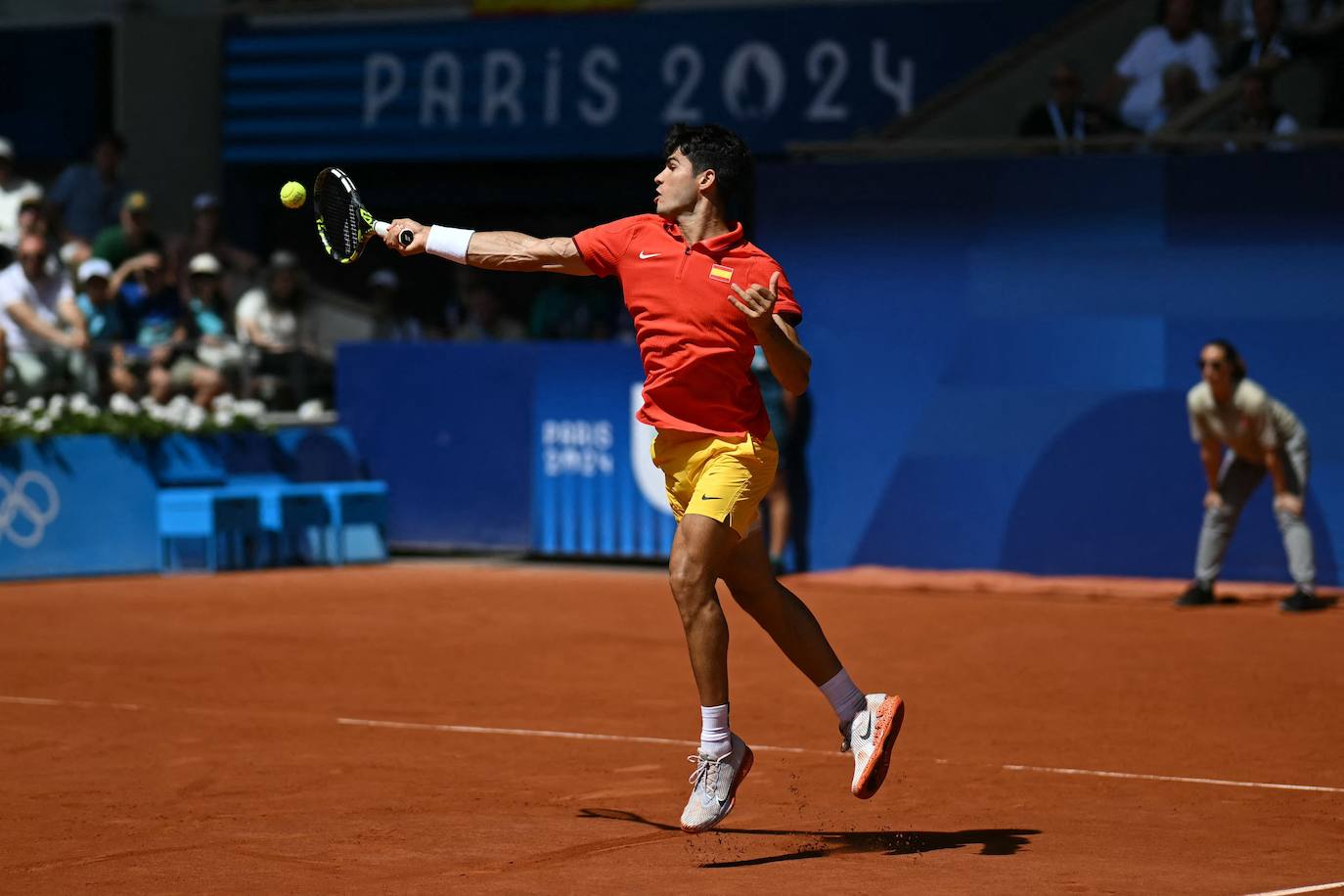 En imágenes, la final de tenis en los Juegos Olímpicos entre Carlos Alcaraz y Novak Djokovic