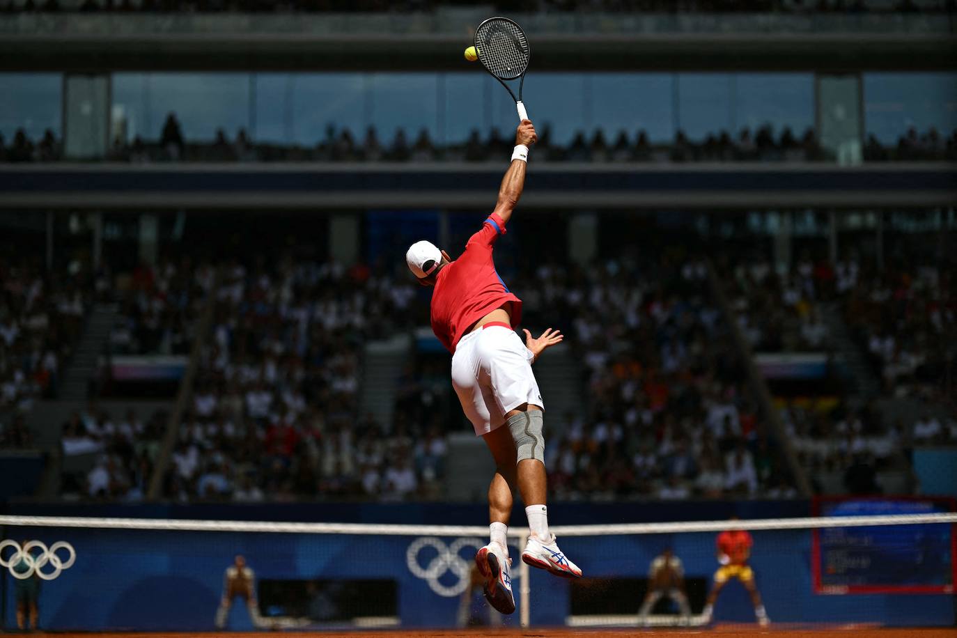 En imágenes, la final de tenis en los Juegos Olímpicos entre Carlos Alcaraz y Novak Djokovic