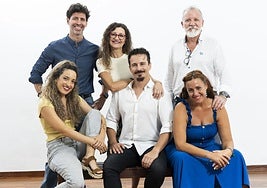 Pedro Santomera, Esperanza Clares, Julio Navarro, Nadia Clavel, José Ortuño y Cristina Aniorte.