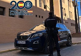 Un agente de la Policía Nacional, en una foto de archivo.