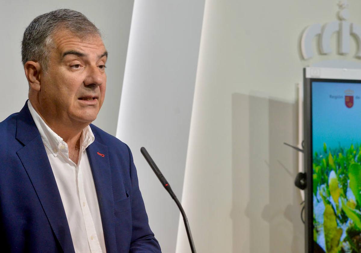 El consejero de Medio Ambiente, Universidades, Investigación y Mar Menor, Juan María Vázquez, en una imagen de archivo.