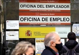 Una oficina de empleo, en una imagen de archivo.