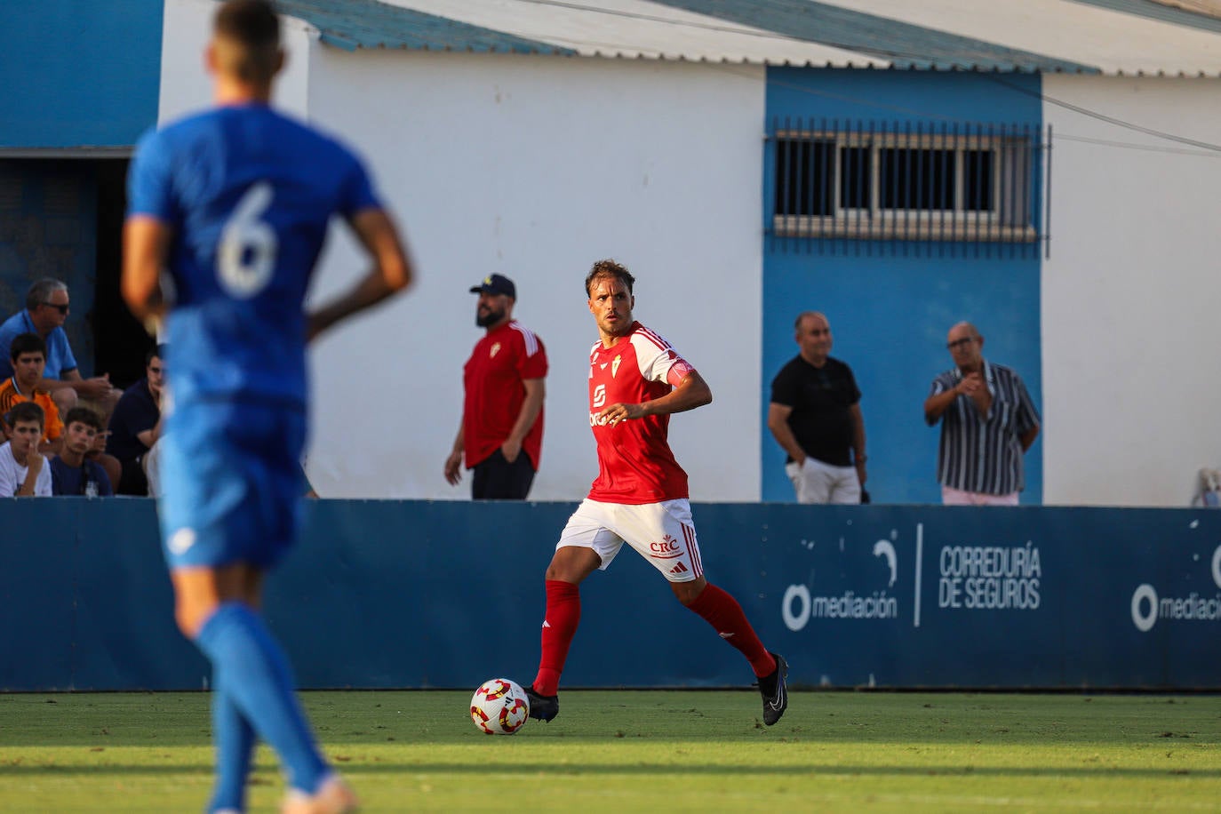 En imágenes, el partido entre el Águilas y el Real Murcia