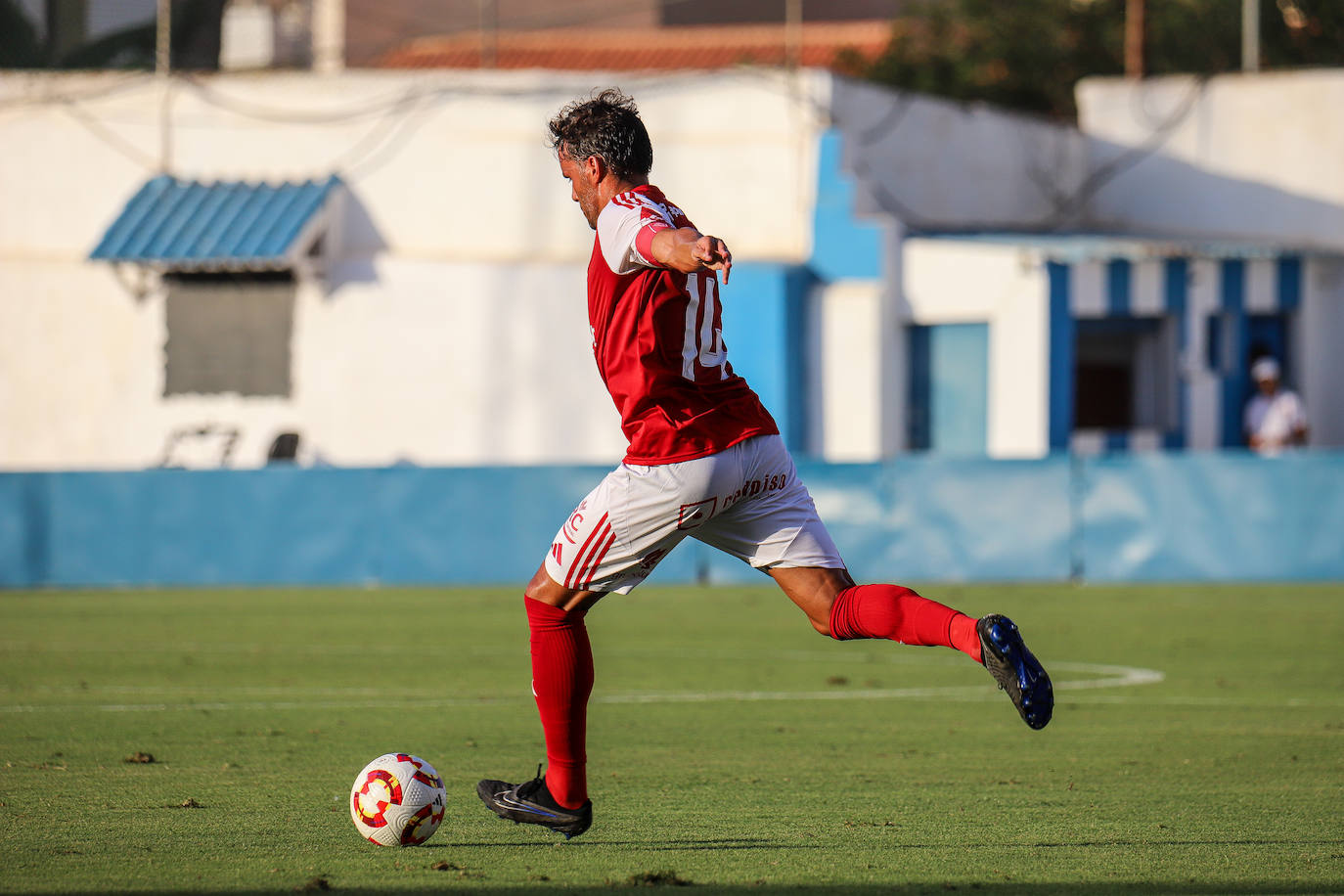 En imágenes, el partido entre el Águilas y el Real Murcia