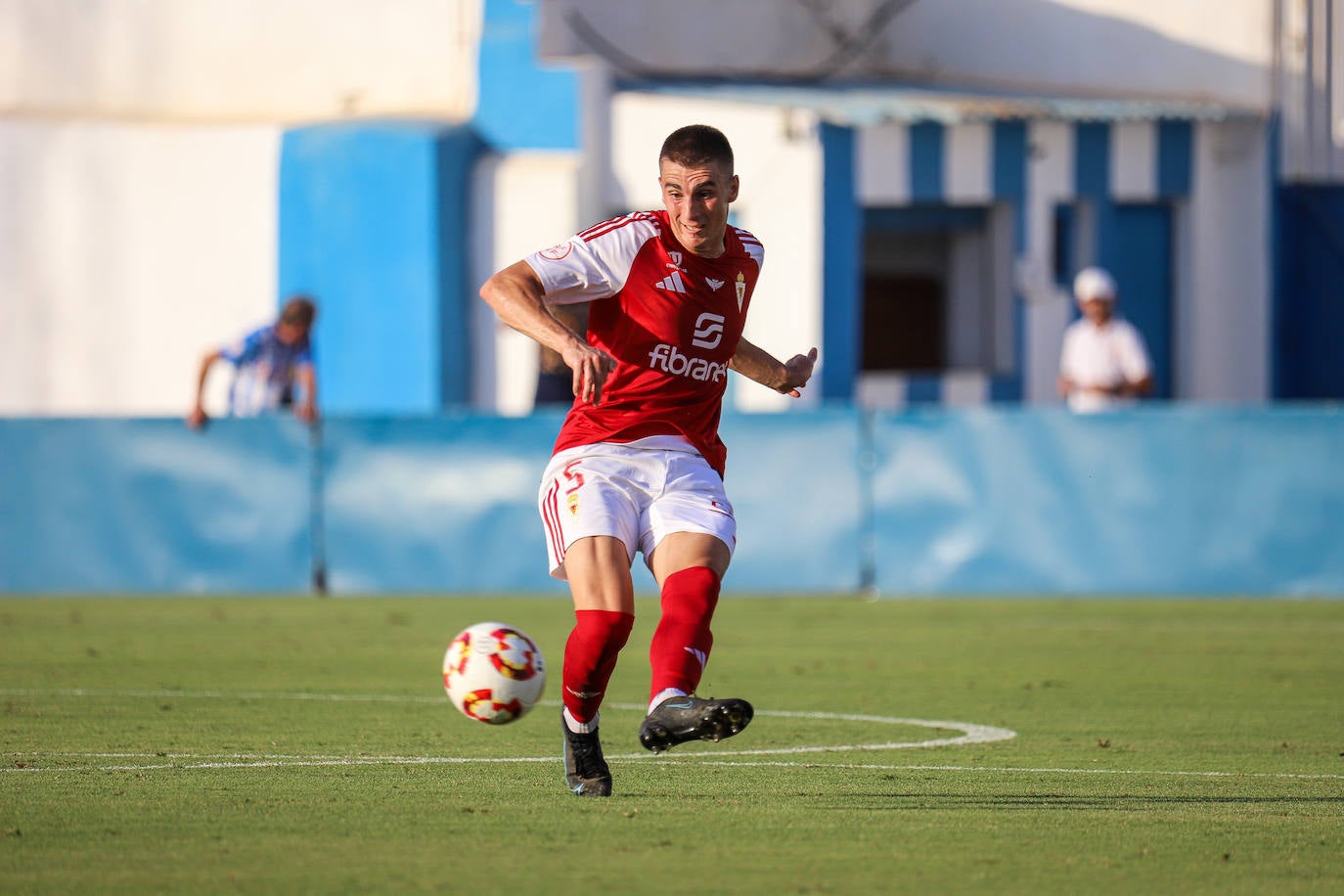 En imágenes, el partido entre el Águilas y el Real Murcia