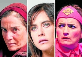 Anabel Alonso, María León y Silvia Abril.