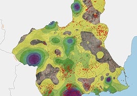 Más de 1.800 rayos impactaron en la Región de Murcia por la DANA y hubo seis conatos de incendio
