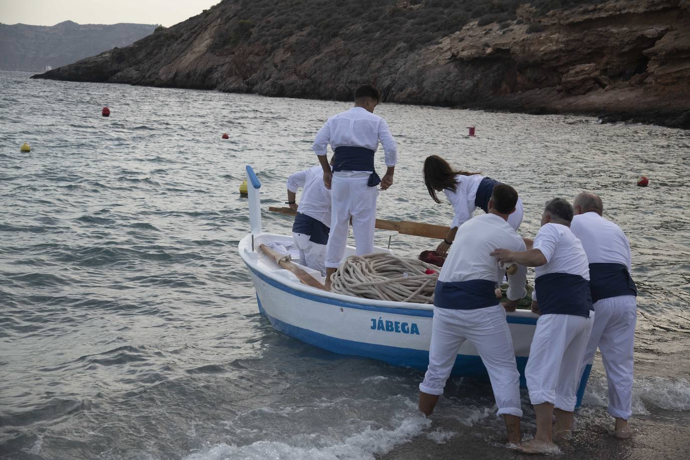 La jornada marinera de El Portús, en imágenes